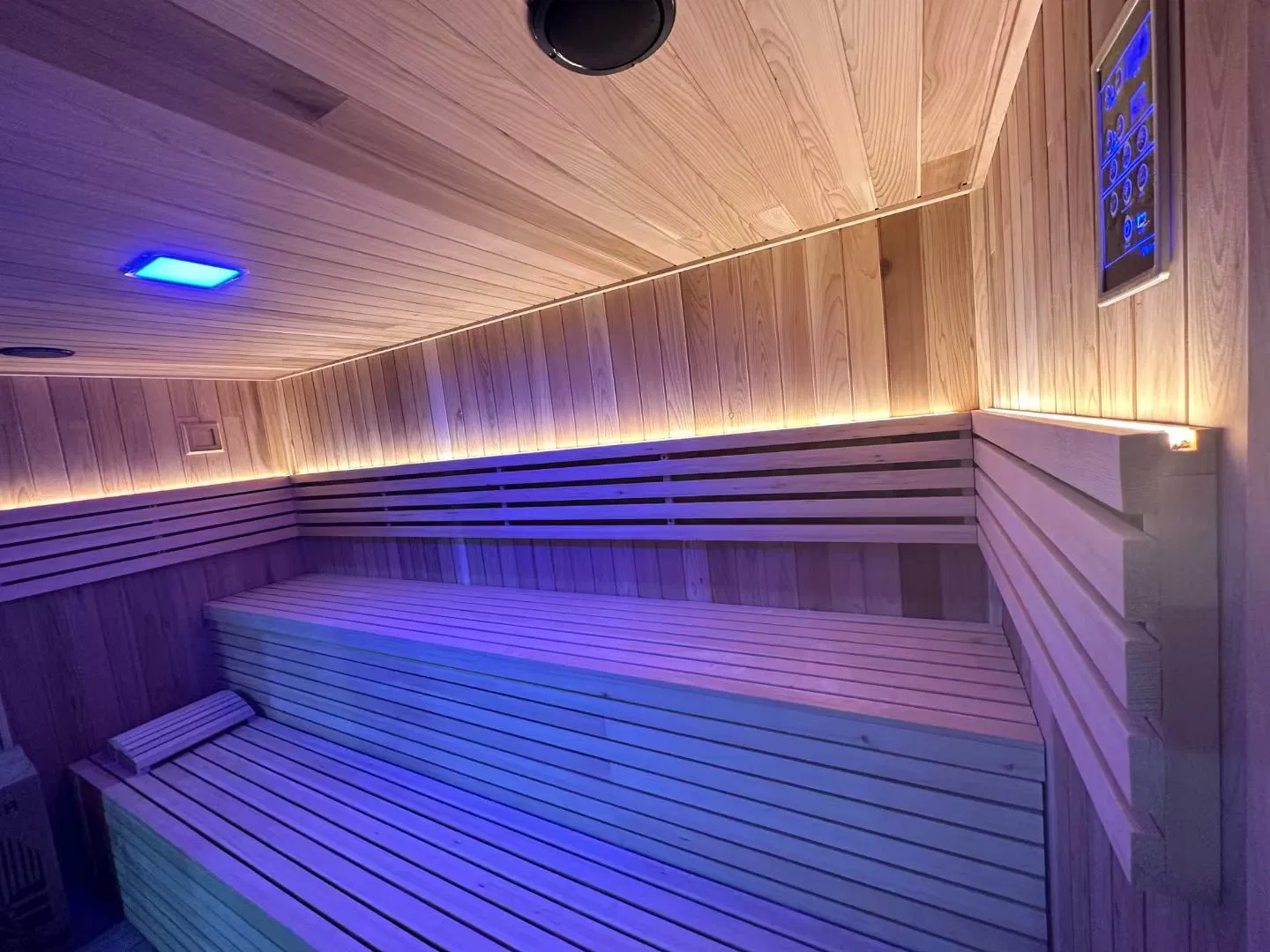 Квадратная уличная сауна с душем для полного SPA