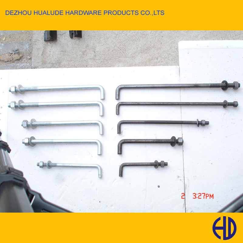 M10-M30 Anchor Bolt with Nut and Washers in Good Quality