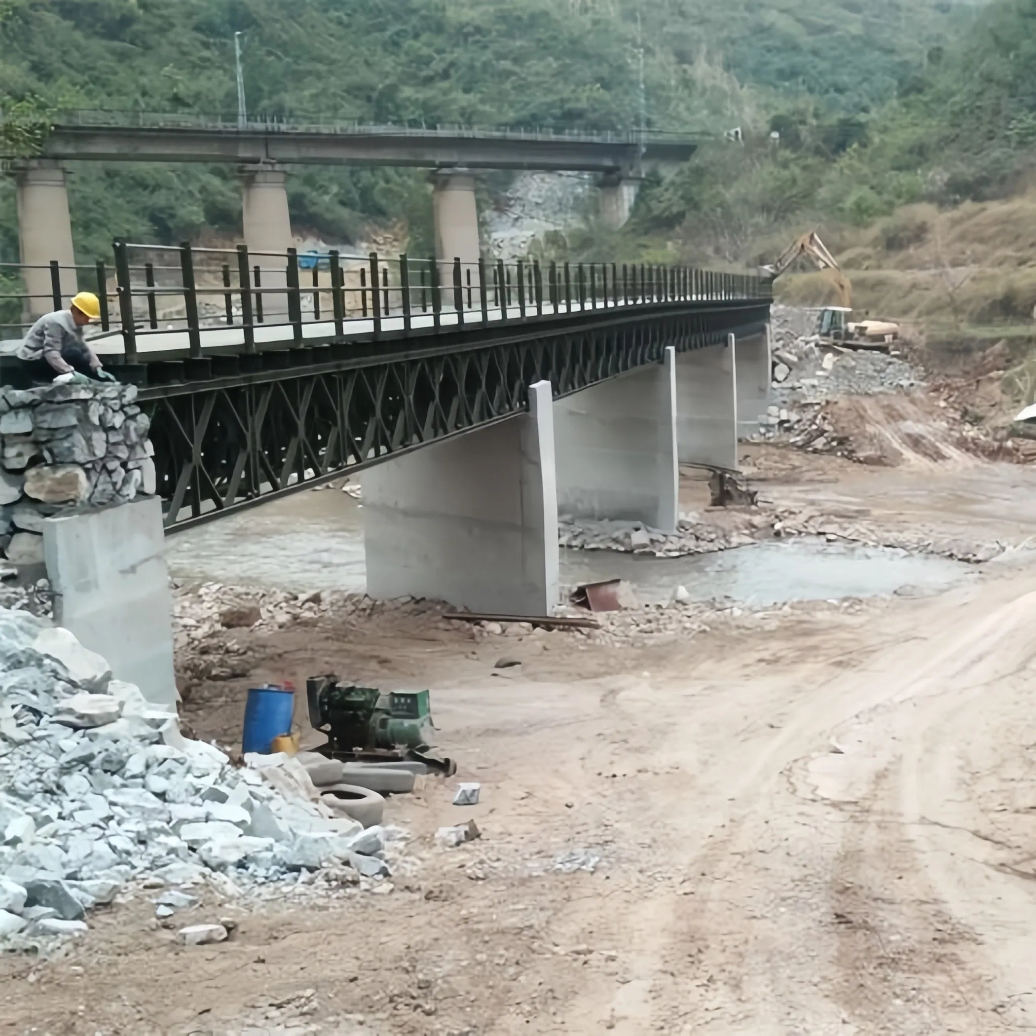 Zb321 Bailey Steel Construction Bridge for Heavy Construction