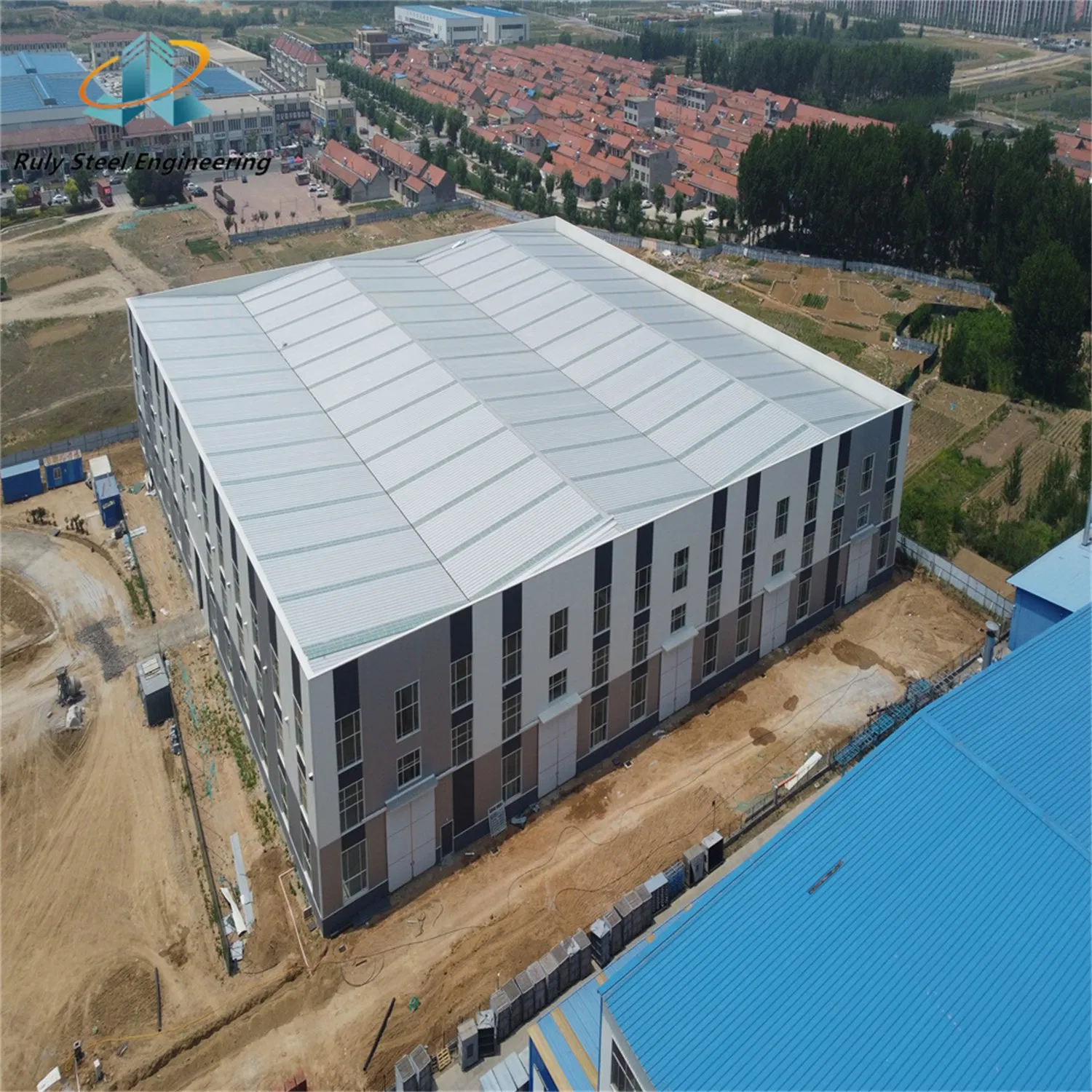 Earthquake Resistance Used for Industrial Buildings Steel Structure Prefabricated Warehouse