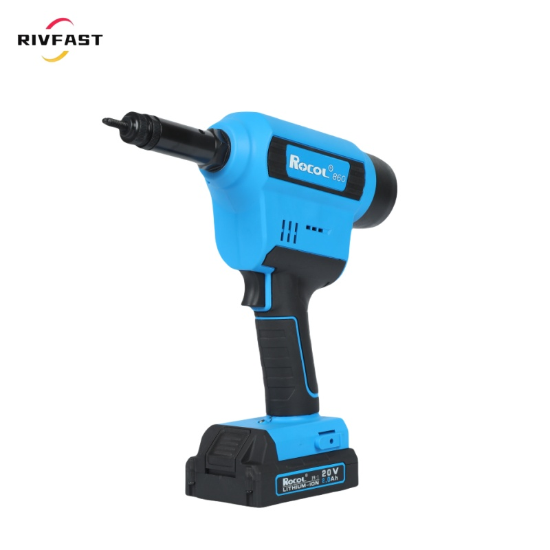 Cordless Rivet Nut Gun Set, Portable Battery Powered Pop Rivet Insert Installation Tool.
