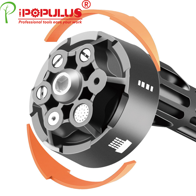 21V Cordless High Pressure Car Washer Gun 6-8m 380W Portable Electric Water Jet Cleaner for Car Garden Washing Populius