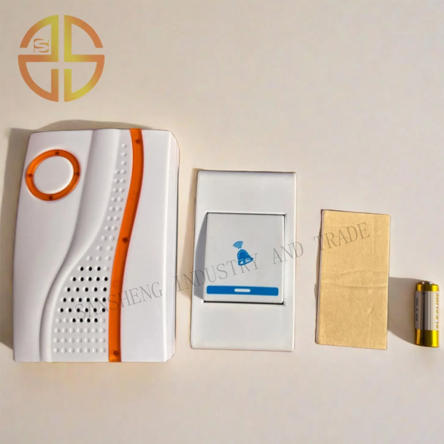 Wireless Doorbell System with Easy Installation and Batteries