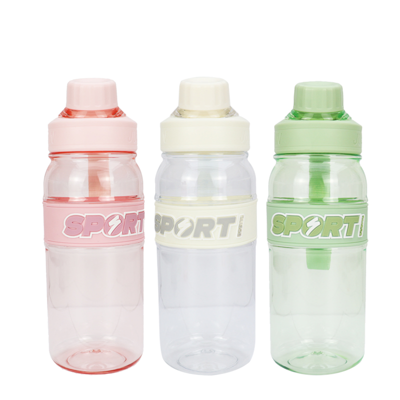 High Quality 800ml Gym Fitness Sports Motivational Water Bottle with Time Marker