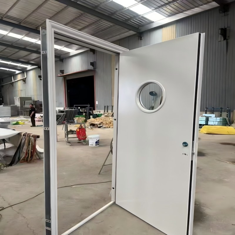 304 Stainless Steel Large Glass Door, Galvanized Steel Plate Spray-Painted Large Glass Door