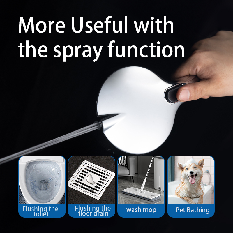 High Quality Plastic Chromed 3f8181 Hand Shower Button Switch Bathroom Accessories