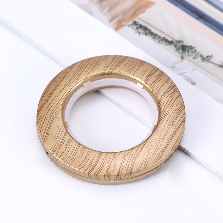 50PCS Pack Curtain Grommet, Nanoscale Low Noise Inner 42mm Curtain Eyelet Roman Rings Clips for Shower Curtain