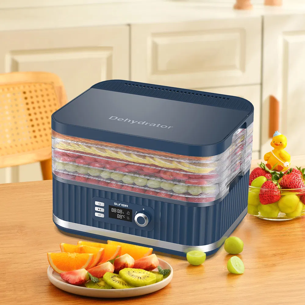 High-Power Food Dehydrator with Adjustable Timer and Temperature