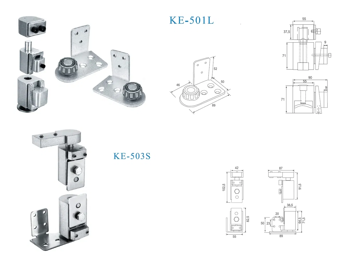 Floor Spring Door Fitting: Stainless Steel, Waterproof & Heavy-Duty