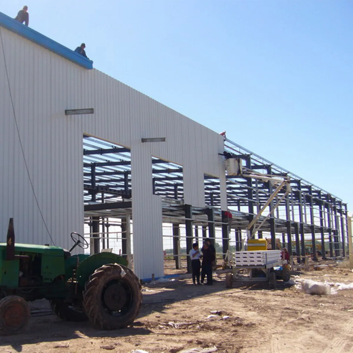 Light Frame Steel Construction Design Hangar Prefabricated Steel Structure Factory Building Workshop