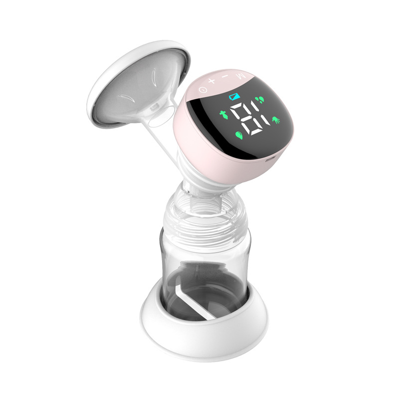 Breast Pump Electric Portable, Rechargeable with Massage Cushion and 12 Suction Levels