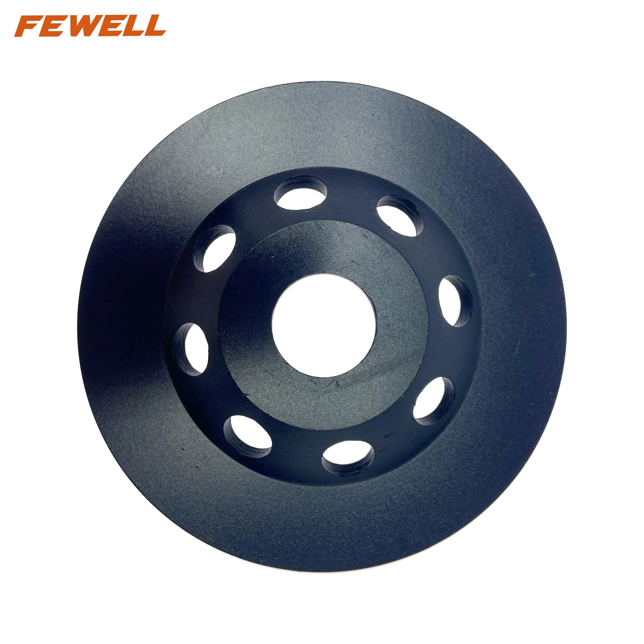 Silver Brazed 4.5inch 115*5*22.23 Double Row Diamond Grinding Cup Wheel Disc for Abrasive Concrete, Stone