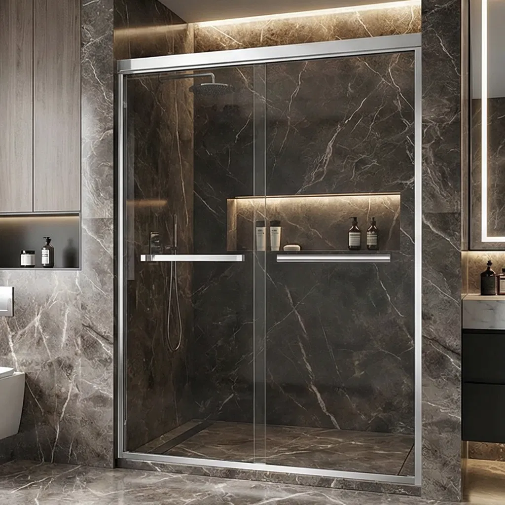 Soft Closing Kit with Easy Installation for Versatile Rail Adjustments Shower Enclosure