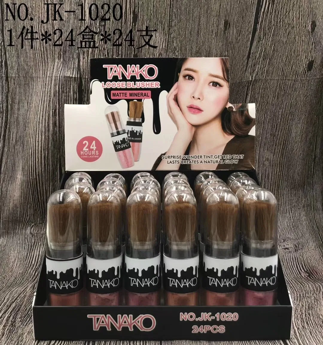 Syq 215 Hot Selling Single Color Blush Face Cheek Pressed Powder OEM Blusher Palette with Brush Have Stock