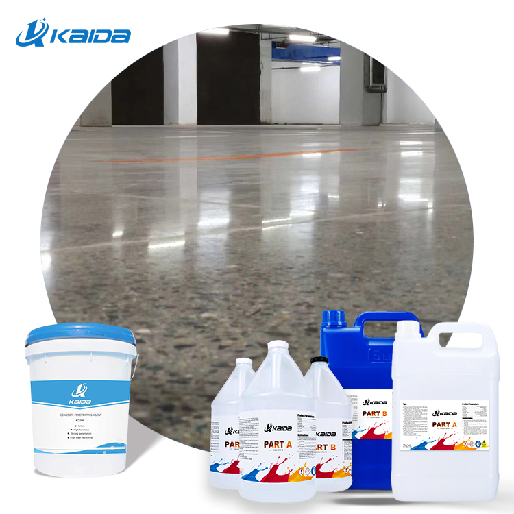 China Factory Supply Painting Epoxy Coating Floor Paint for Concrete Floors Endurapolish Danish Concrete Floor Hardener Liquid