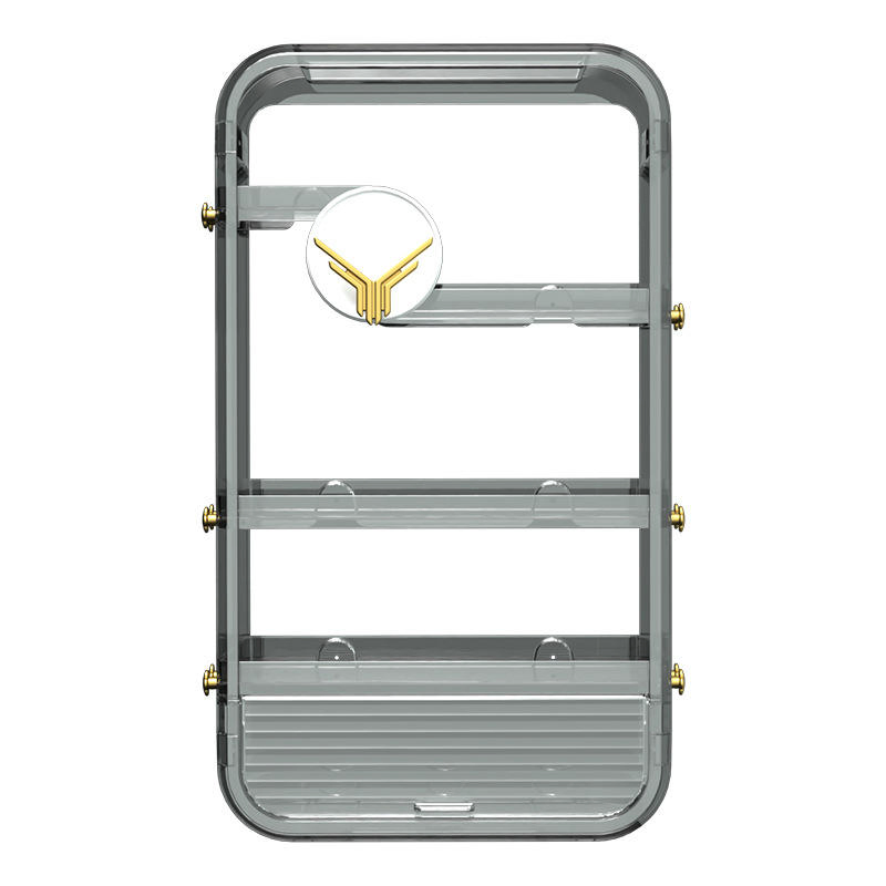 High Quality House Kitchen No Drilling Wall Hanging Storage Shelves