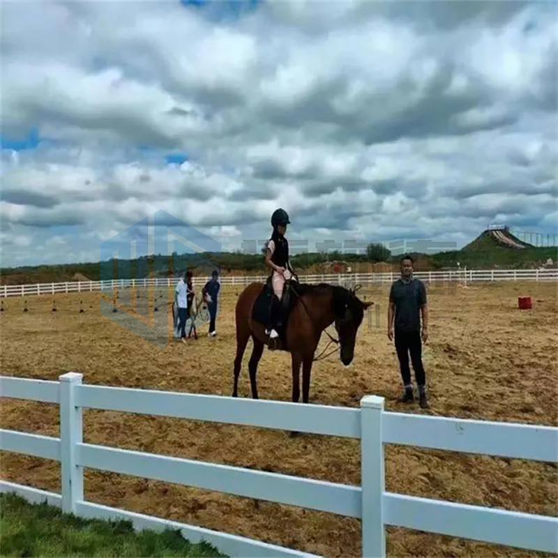 Easy Assemble 2 Rails 3 Rails DIY PVC Ranch Rail Fence