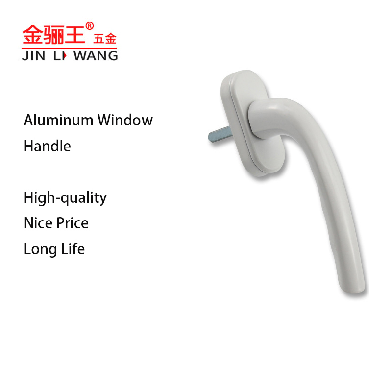 Door and Window Hardware Accessories Aluminum Alloy Glass Window Casement Window Handle Round 7 Shape UPVC Window Pull Handle