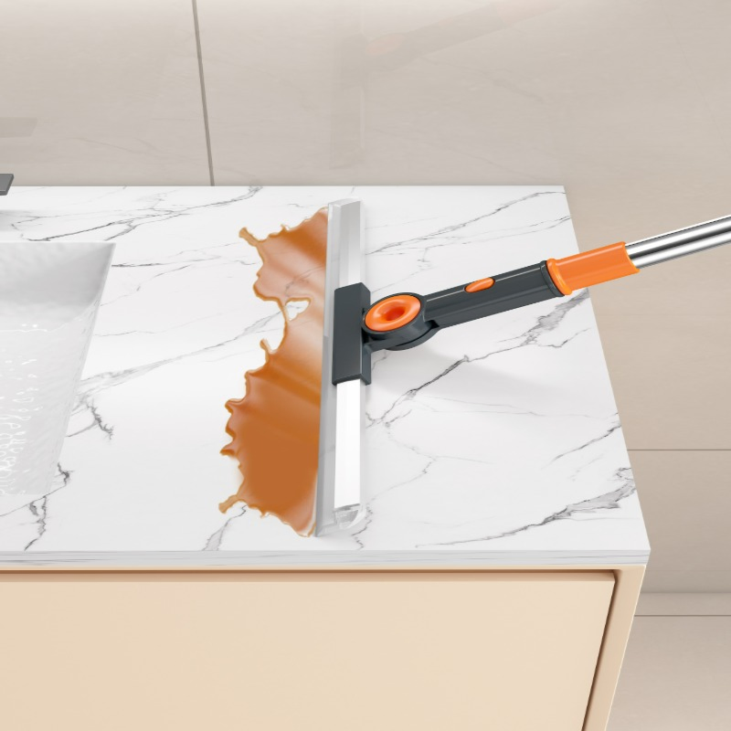 Durable Flat Mop Stainless Steel Handle Self Wringing Feature Home Floor Cleaning Mop