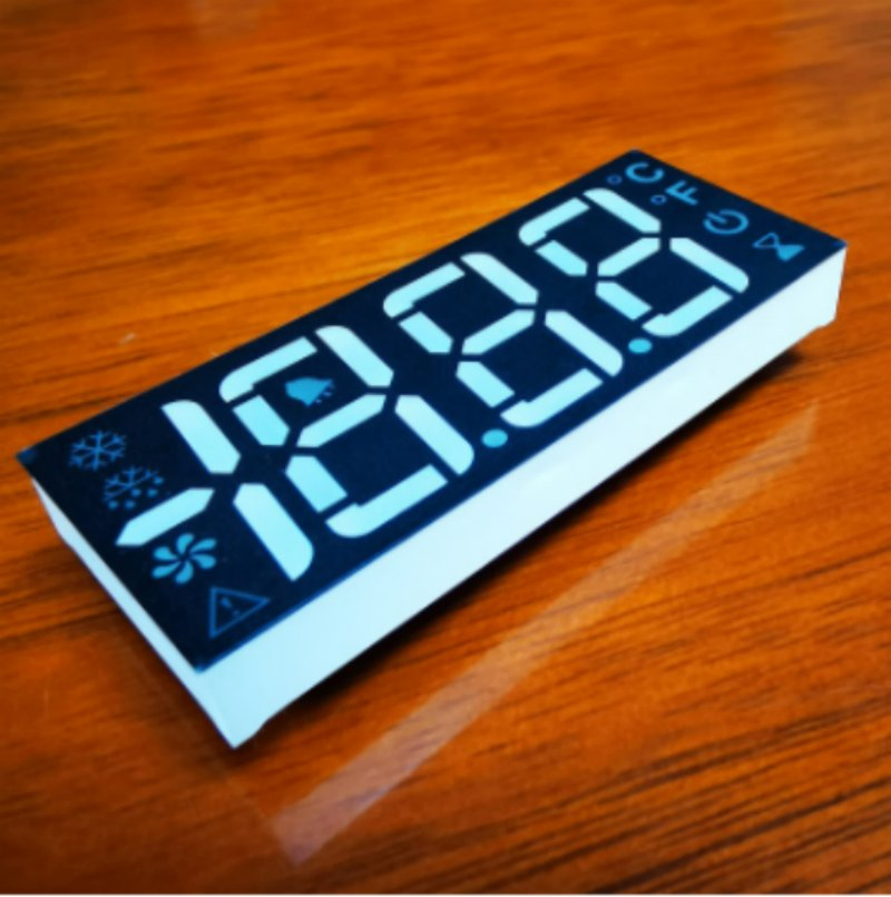 Customized 7 Segment LED Display for Refrigerator Control Systems