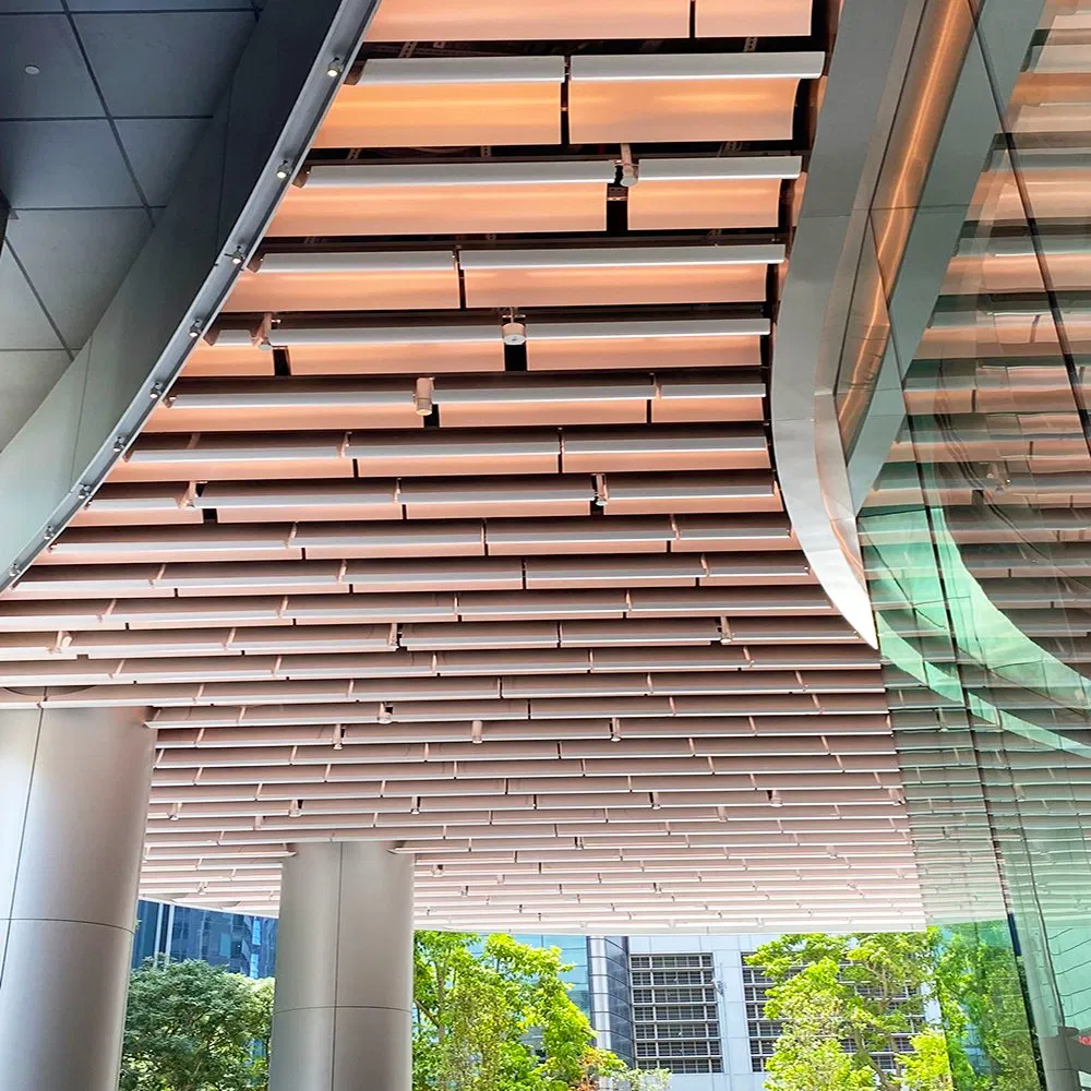 Fashionable Construction Decoration Horizontal Aluminum Louver for Commercial Building
