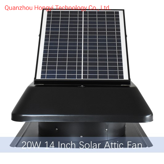 Солнечный чердачный вентилятор с панелью 30Вт
