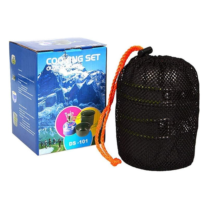 Factoryoutdoor Supplies 2-3 People Aluminium Camping Pots Portable Teapot Cooking Utensils