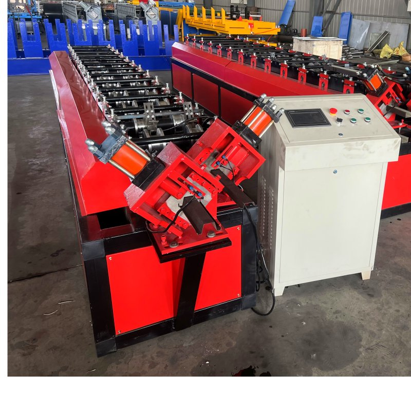 High Speed Colour Steel Stud Light Fully Automatic Keel Roll Forming Making Machine with Punching Device