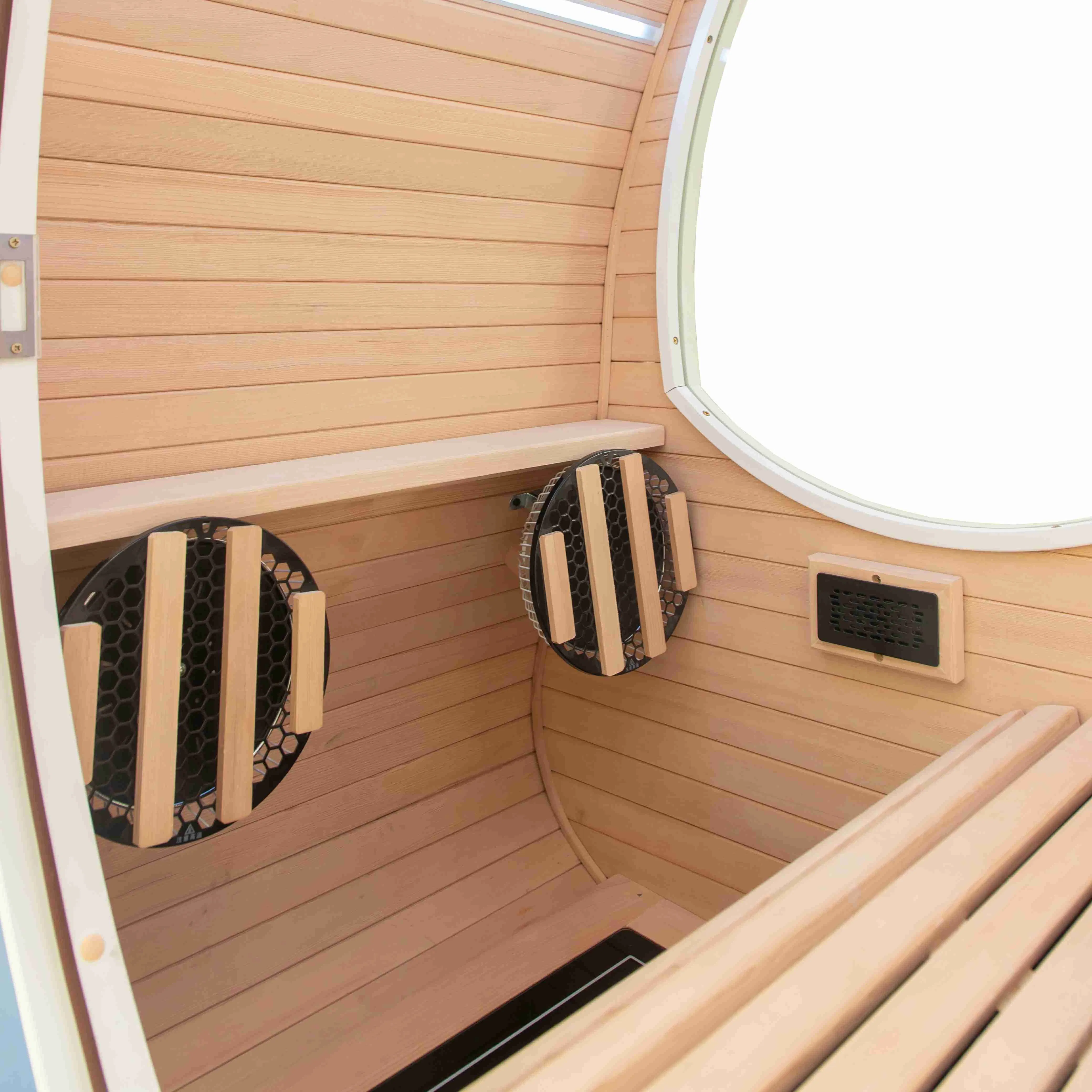 Modern 1-Person Far Infrared Indoor Sauna Room Acrylic Oxygen Chamber