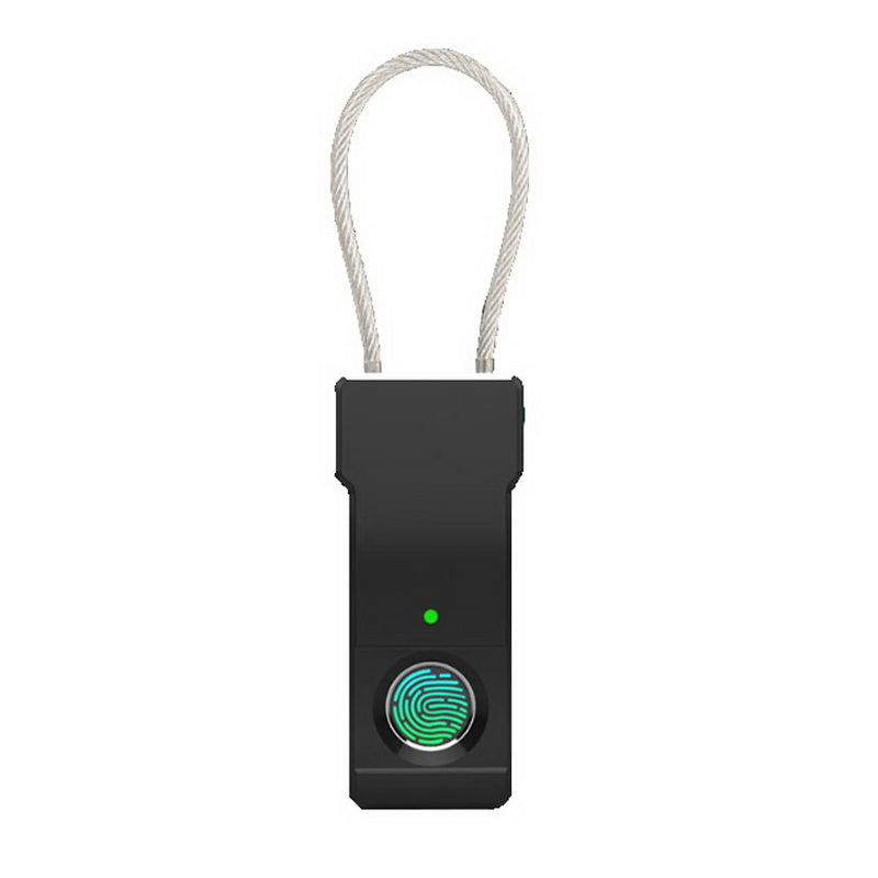 Safe Biometric Keyless Fingerprint USB Rechargeable Electric Smart Padlock