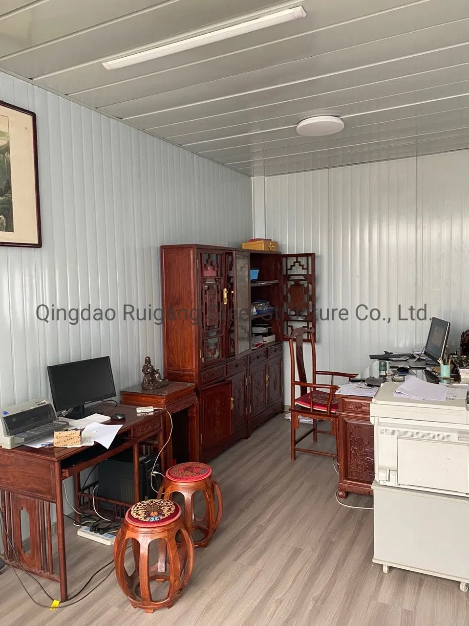 Flat Pack Modular Glass Wall Prefabricated Office House China Container