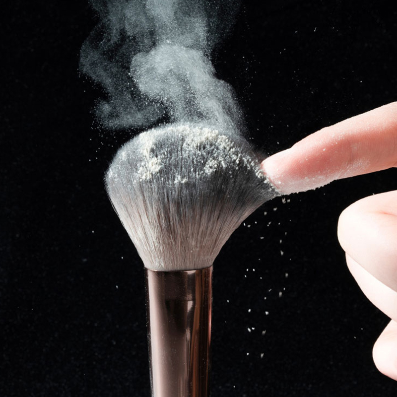 High Quality Synthetic Hair Wooden Handle Makeup Brushes 4PCS Beauty Needs Custom Logo Makeup Brush Set