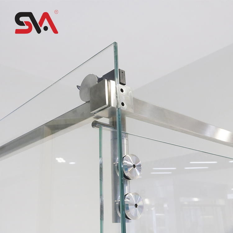 Corner Sliding System Folding Glass Door Hardware Accessories for Bathroom