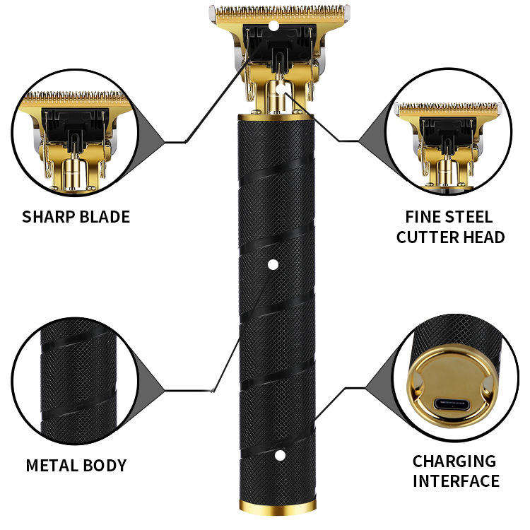 Pearl Max Man Hair Clipper Hairdresser Vintage T9 Hair Trimmer professional