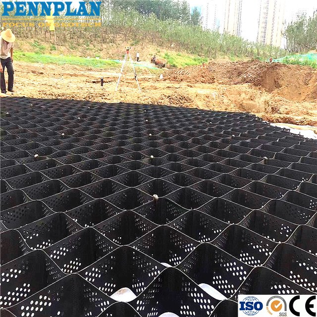 Plastic Soil Stabilizer Honeycomb Geocell 3D Textured Road Gravel Grid Driveway Geocell
