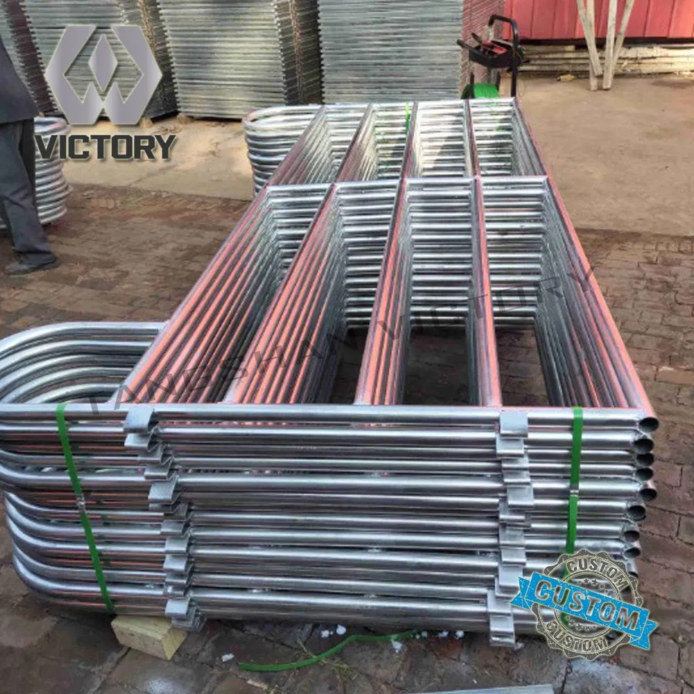 Heavy-Duty Galvanized Horse Fencing with Strong 3-Rail Design
