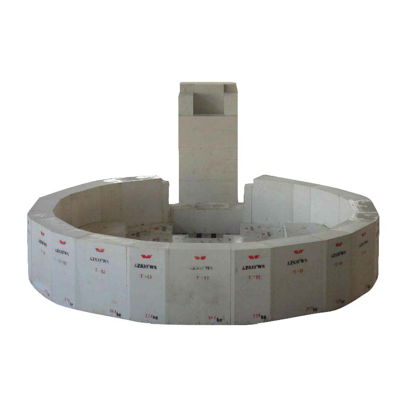 Refractory Azs Brick Bonded Azs Brick for Glass Kiln