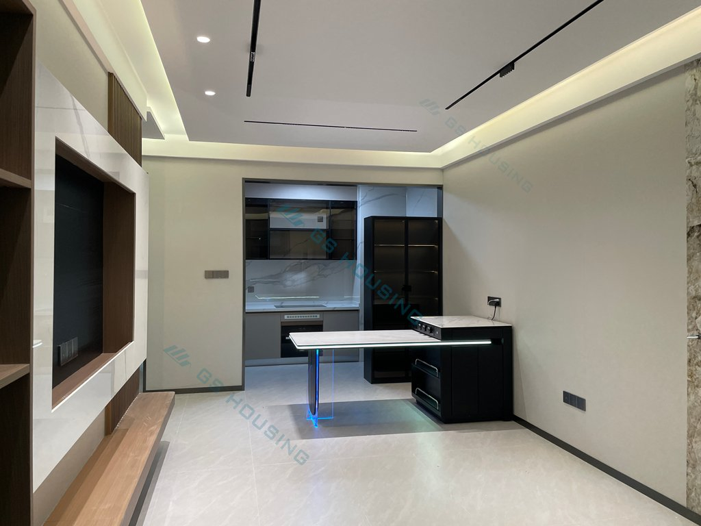 Steel Structure Detached Customized Prefabricated Villa Prefab Tiny House Modular