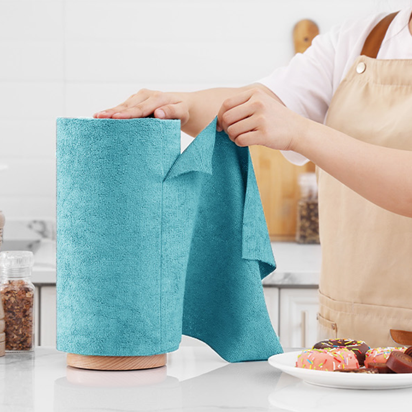 Tear-Away Microfiber Cloth Roll, Microfiber Towel Roll, for Kitchen Cleaning, Dishwashing, Kitchen Towel, Dish Towel