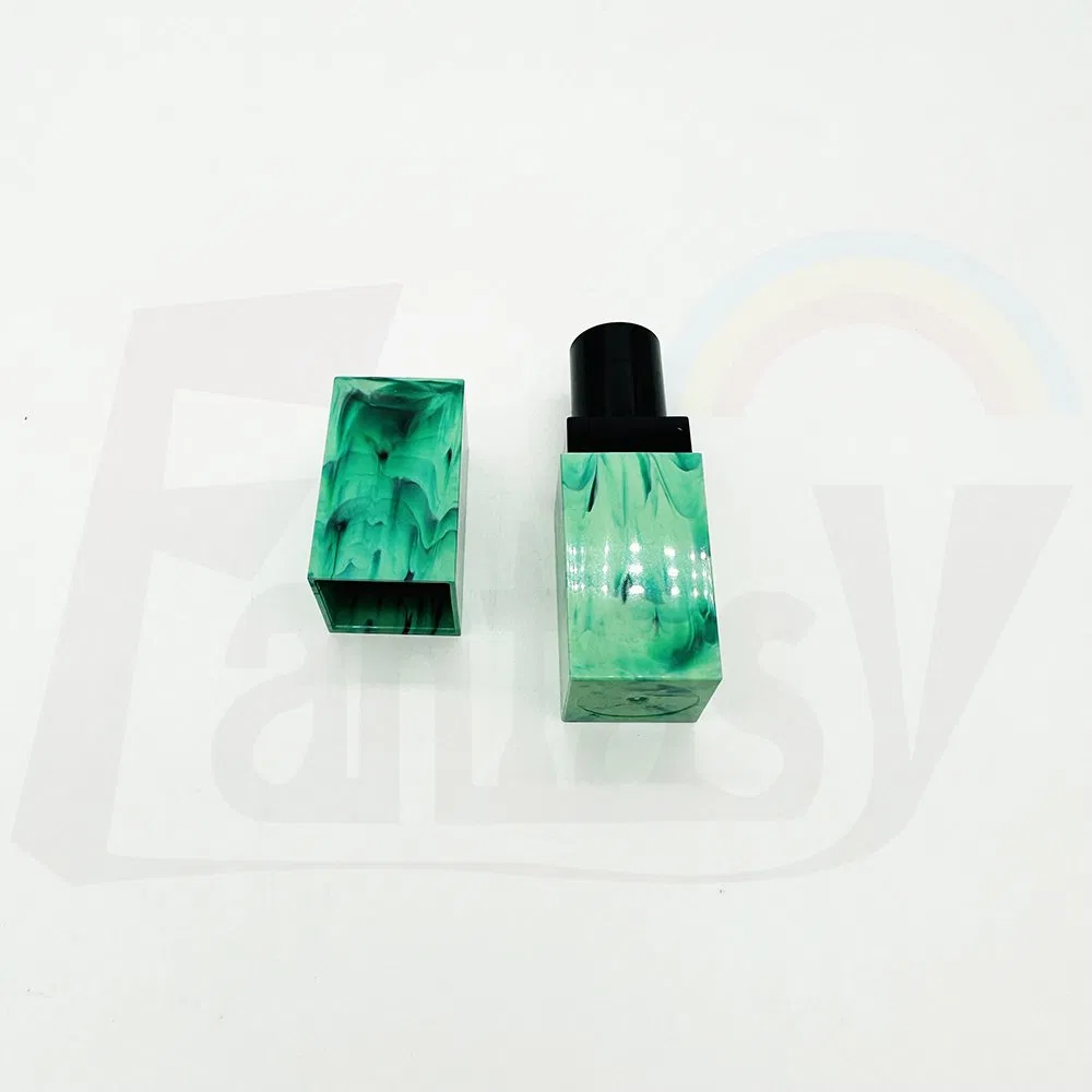 3.5g Empty Tube Pushed Packaging Square Lipstick Tube