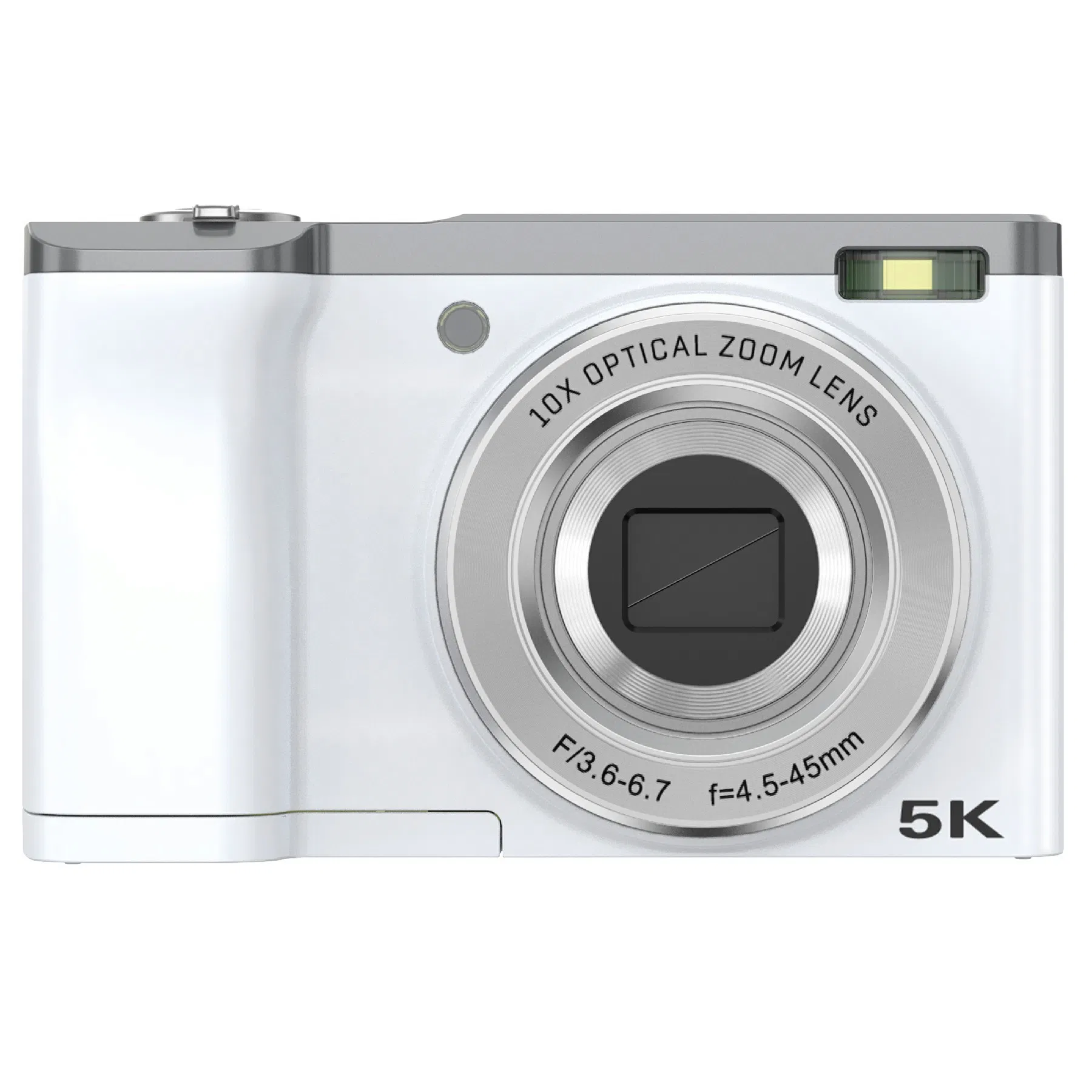 DC305X 5K Digital Camera - 5× Optical Zoom, Image Stabilization, Dual Lens, HD Video Recorder + 32 GB Card - White (EU Plug)