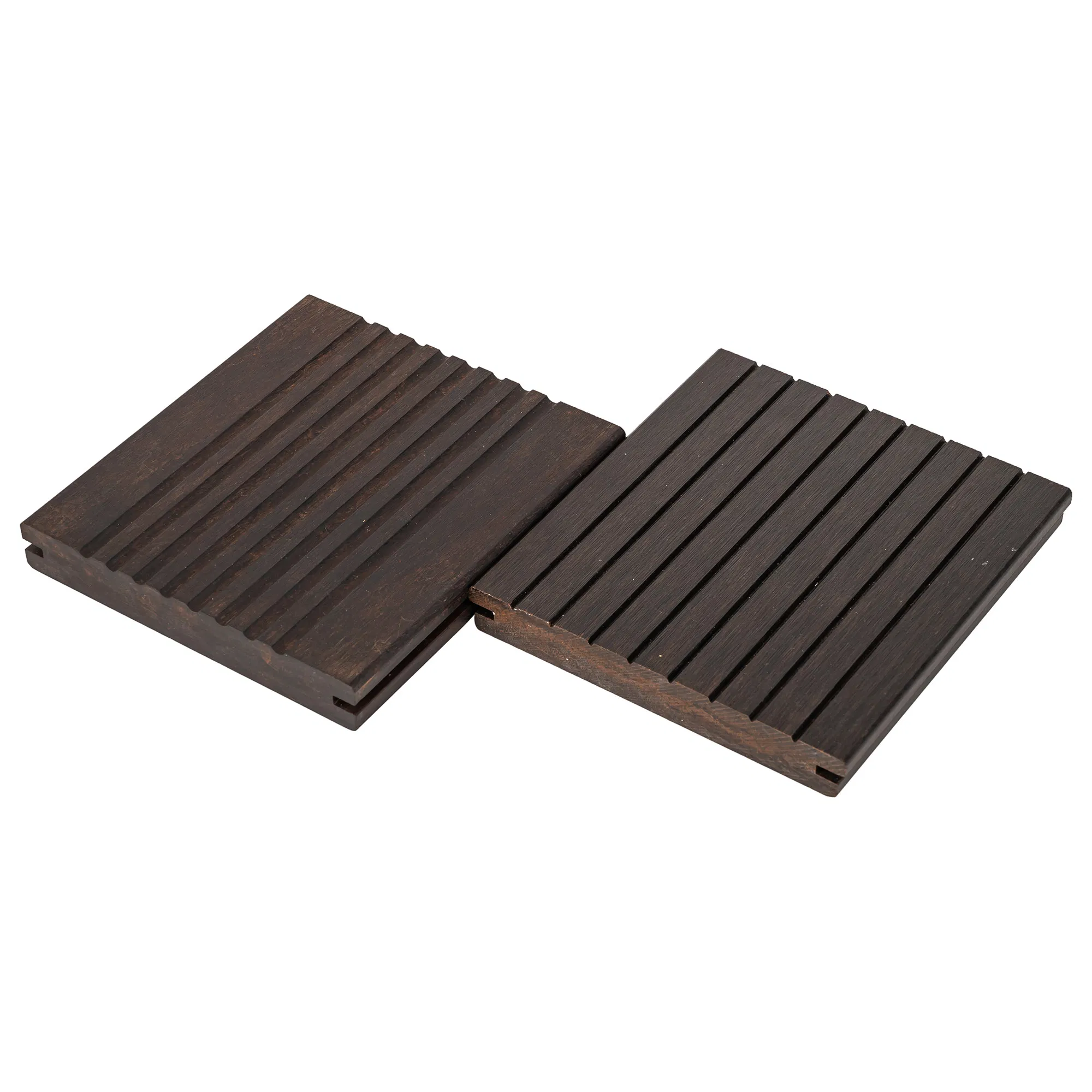 Environmental Friendly Carbonized Strand Woven Engineered Outdoor Bamboo Flooring
