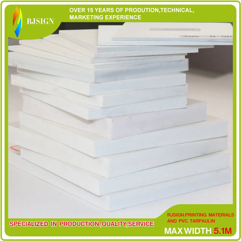 White Color Squared PVC Material A4 Foam Board