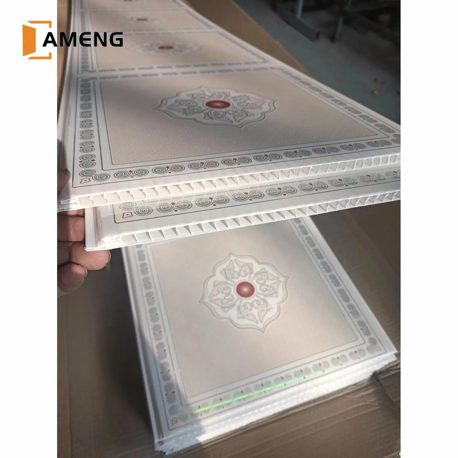 200*6mm Waterproof PVC Panel Decorative Wood Grain Interior Wall Decoration Ceiling