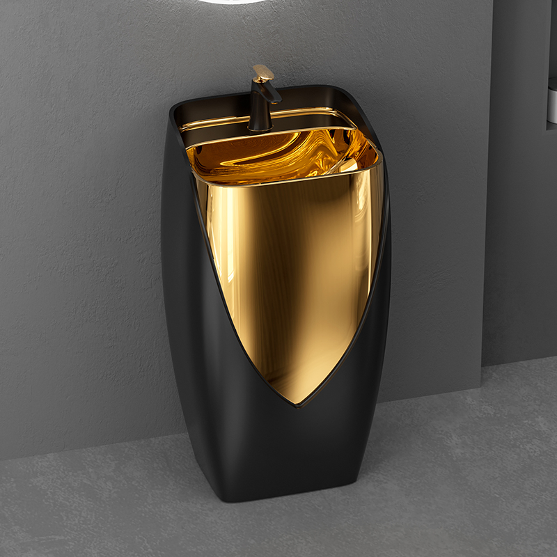 Modern Bathroom Freestanding Surface Easy Cleaning Basin Pedestal Fixing Pedestal Basin