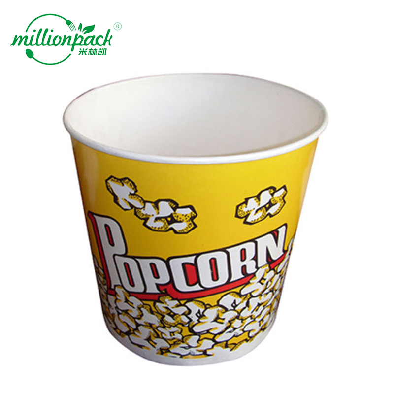 Бумажный стакан для попкорна одноразовый