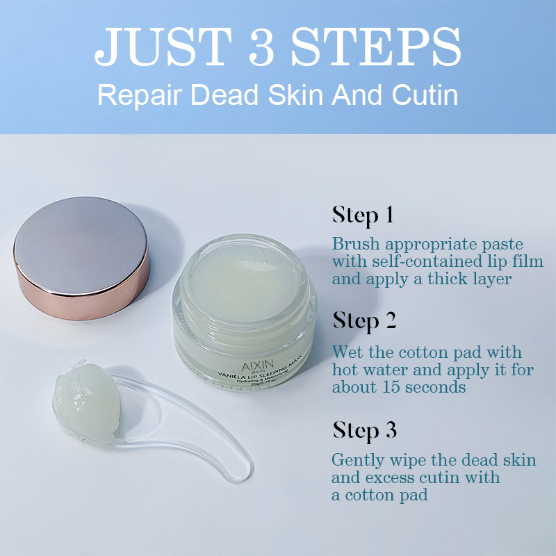 Beauty Cosmetics Lip Care Nourish Hydrate Moisturizer Vanilla Lip Sleeping Mask