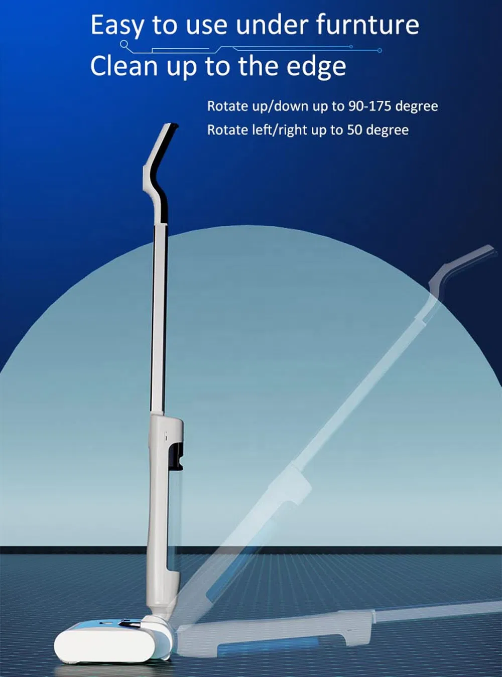 Cheap Price New Design Cordless Floor Cleaner Handheld Floor Scrubber P12