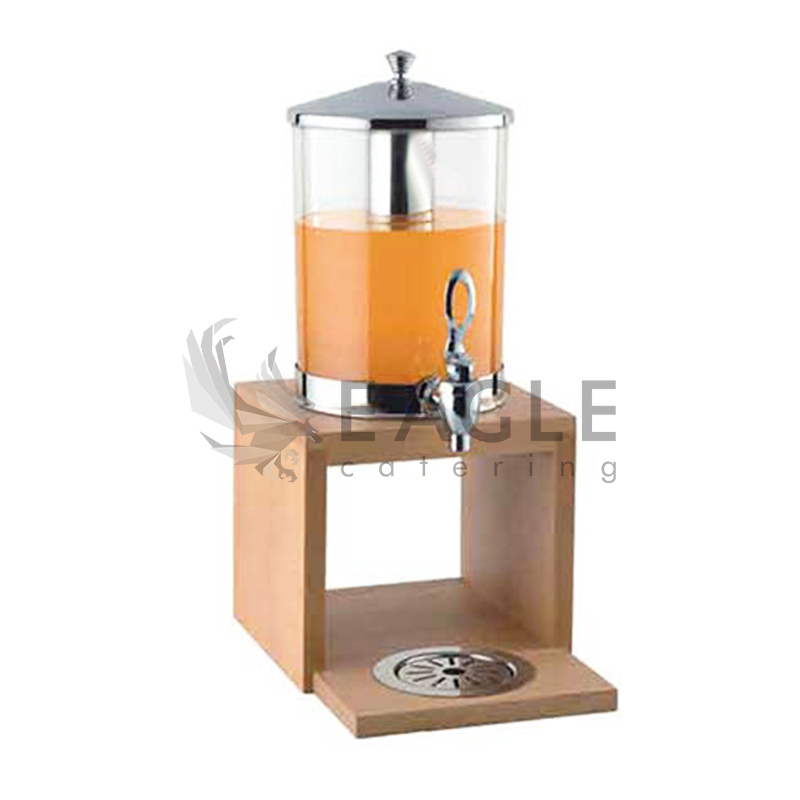 Wooden Base Commercial Beverage Juice Dispenser