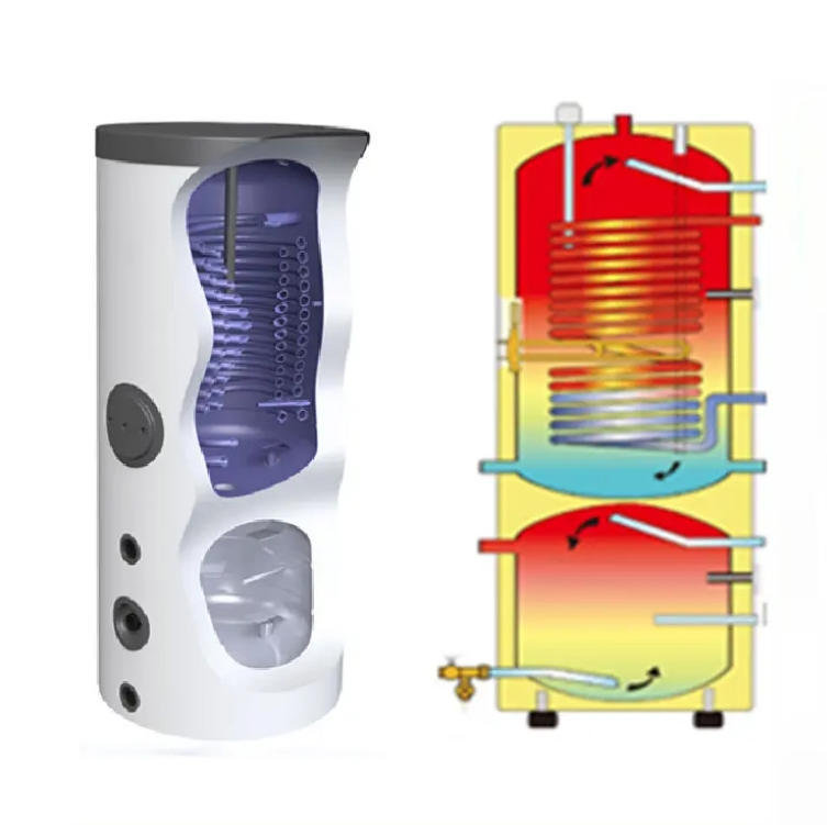 Эмалированный теплообменник для солнечного водонагревателя